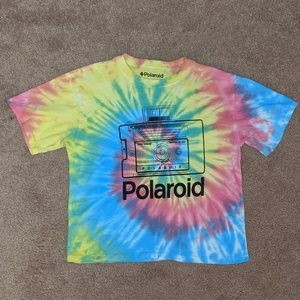 Tie Dye Polaroid Crop Top